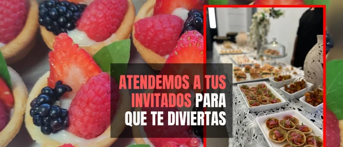 Canapes y bocadillos para eventos